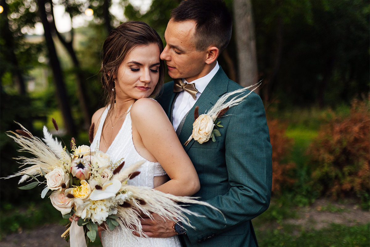 mini sesje w dniu ślubu