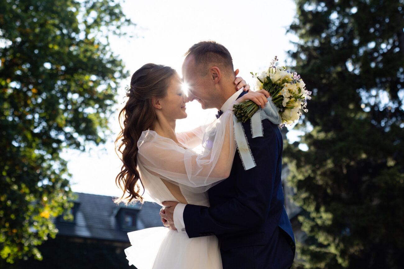 First look przed ślubem